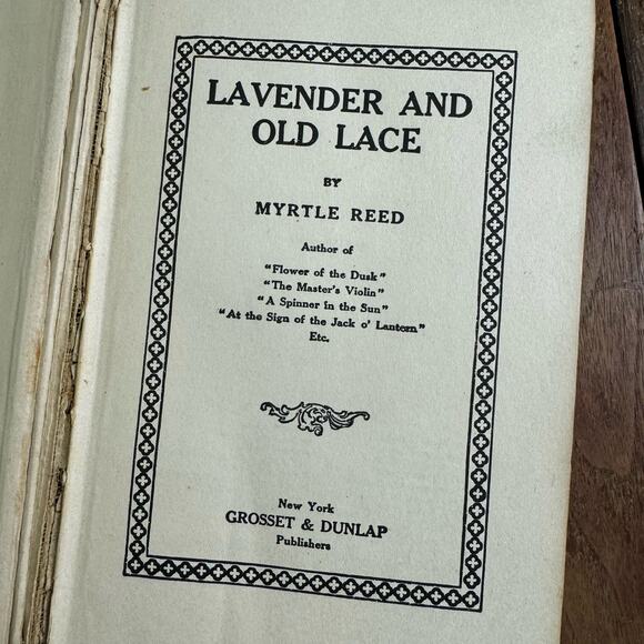 1902‎ Lavender & Old Lace By Myrtle Reed Edwardian Book WELL LOVED - Picture 5 of 15